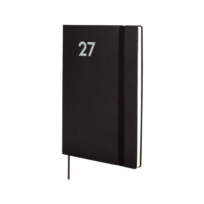 Finocam Dynamic Mara Agenda Profesional - Anual 2027 - Semana Vista Vertical - Formato Y10 - 140x204mm - Goma Elastica - Tapa Bl