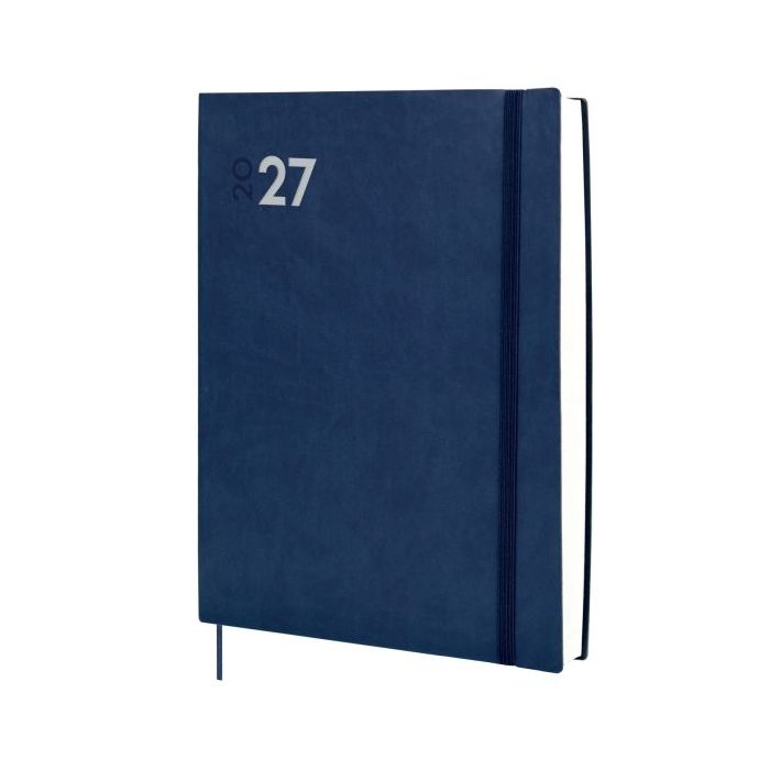 Finocam Dynamic Mara Agenda Profesional - Anual 2027 - 1 Dia por Pagina - Formato Y12 - 210x270mm - Goma Elastica - Tapa Blanda