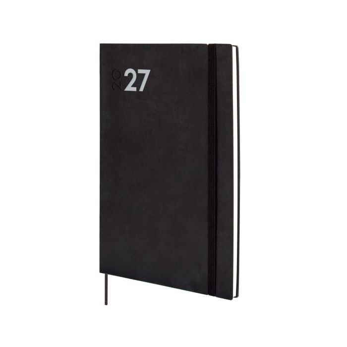Finocam Dynamic Mara Agenda Profesional - Anual 2027 - Semana Vista Vertical - Formato Y11 - 165x240mm - Goma Elastica - Tapa Bl