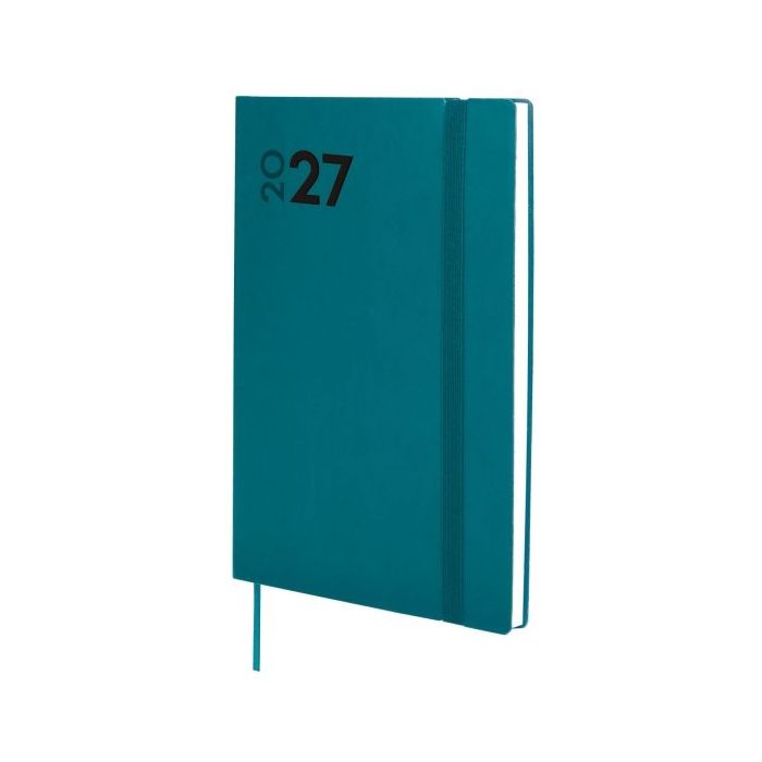 Finocam Dynamic Mara Agenda Profesional en Catalan - Anual 2027 - Semana Vista Horizontal - 140x204mm - Goma Elastica - Tapa Bla