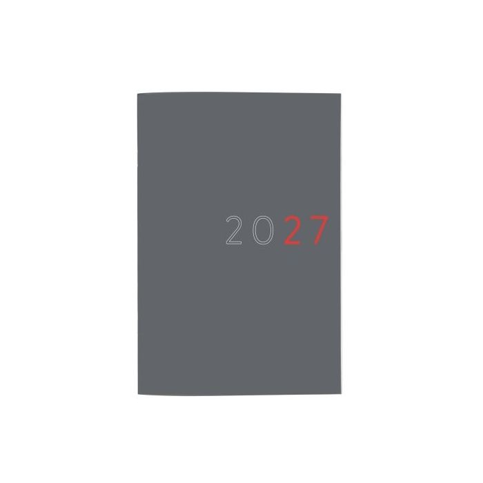 Finocam Planificador de Sobremesa Internacional - Anual 2027 - Mes Vista - Formato Y11 - 165x240mm - Tapa de Carton - Esquinas M