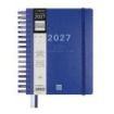 Finocam Tempus Agenda - Anual 2027 - 1 Dia por Pagina - 155x217mm - Espiral Doble - Tapa Extradura de Polipropileno - 2 Cintas M
