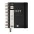 Finocam Tempus Agenda - Anual 2027 - 1 Dia por Pagina - 155x217mm - Espiral Doble - Tapa Extradura de Polipropileno - 2 Cintas M