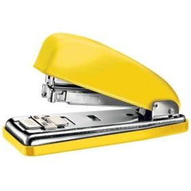 Petrus 226 WOW Grapadora Metalica + Caja de 200 Grapas - Hasta 30 Hojas - Grapado Cerrado, Abierto y Clavado - Color Amarillo