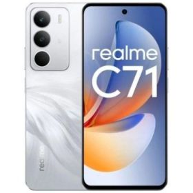 Realme C71 Smartphone Pantalla 6.67  - 4GB - 256GB - Camara 50MP - Bateria 6000mAh - Carga Rapida 45W - Color Blanco