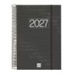 Finocam Espiral Basics Year Agenda - Anual 2027 - 1 Dia por Pagina - Formato E11 - 165x242mm - Espiral - Tapa de Polipropileno -