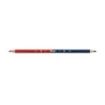 Milan Lapiz Bicolor Rojo y Azul - Mina Ø 2.9mm - Triangular - Resistente a la Rotura