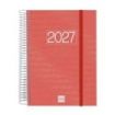 Finocam Espiral Basics Year Agenda - Anual 2027 - 1 Dia por Pagina - Formato E10 - 155x212mm - Espiral - Tapa de Polipropileno -