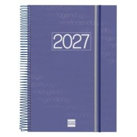 Finocam Espiral Basics Year Agenda - Anual 2027 - 1 Dia por Pagina - Formato E40 - 210x297mm - Espiral - Tapa de Polipropileno -