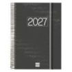 Finocam Espiral Basics Year Agenda - Anual 2027 - 1 Dia por Pagina - Formato E40 - 210x297mm - Espiral - Tapa de Polipropileno -
