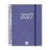 Finocam Espiral Basics Year Agenda en Catalan - Anual 2027 - 1 Dia por Pagina - Formato E10 - 155x212mm - Goma Elastica - Tapa d