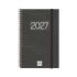 Finocam Espiral Basics Year Agenda - Anual 2027 - Semana Vista Horizontal - Formato E5 - 117x181mm - Espiral - Tapa de Polipropi