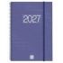 Finocam Espiral Basics Year Agenda - Anual 2027 - Semana Vista Horizontal - Formato E40 - 210x297mm - Espiral - Tapa de Poliprop