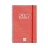 Finocam Espiral Basics Year Agenda en Catalan - Anual 2027 - Semana Vista Horizontal - Formato E5 - 117x181mm - Goma Elastica -
