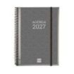 Finocam Basics Personalizable Agenda - Anual 2027 - Semana Vista Horizontal - Formato E10 - 155x212mm - Espiral - Tapa de Polipr