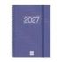 Finocam Espiral Basics Year Agenda - Anual 2027 - Semana Vista Vertical - Formato E10 - 155x212mm - Espiral - Tapa de Polipropil