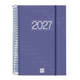 Finocam Espiral Basics Year Agenda - Anual 2027 - 1 Dia por Pagina - Formato E11 - 165x242mm - Espiral - Tapa de Polipropileno -