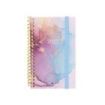 Finocam Trendy Design Collection Goldy Agenda - Anual 2027 - Semana Vista Horizontal - Formato E3 - 79x127mm - Espiral - Tapa de