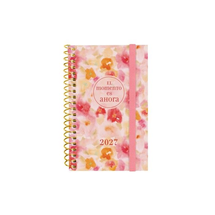 Finocam Trendy Design Collection Ahora Agenda - Anual 2027 - Semana Vista Horizontal - Formato E3 - 79x127mm - Espiral - Tapa de