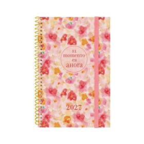 Finocam Trendy Design Collection Ahora Agenda - Anual 2027 - Semana Vista Horizontal - Formato E5 - 117x181mm - Espiral - Tapa d