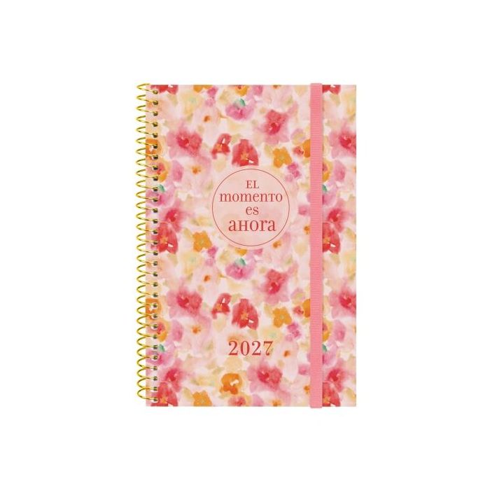 Finocam Trendy Design Collection Ahora Agenda - Anual 2027 - Semana Vista Horizontal - Formato E5 - 117x181mm - Espiral - Tapa d