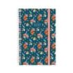 Finocam Trendy Design Collection Flora Agenda - Anual 2027 - Semana Vista Horizontal - Formato E5 - 117x181mm - Espiral - Tapa d