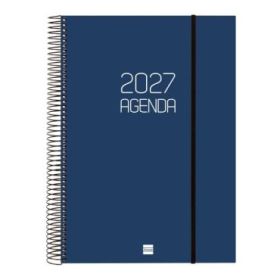 Finocam Espiral Basics Opaque Agenda - Anual 2027 - 1 Dia por Pagina - Formato E40 - 210x297mm - Espiral - Tapa de Polipropileno