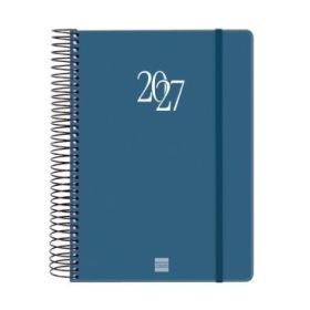 Finocam Espiral Basics My Agenda - Anual 2027 - 1 Dia por Pagina - Formato E10 - 155x212mm - Espiral - Tapa Dura de Carton Forra