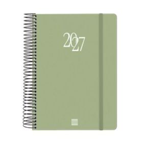 Finocam Espiral Basics My Agenda - Anual 2027 - 1 Dia por Pagina - Formato E10 - 155x212mm - Espiral - Tapa Dura de Carton Forra