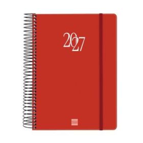 Finocam Espiral Basics My Agenda - Anual 2027 - 1 Dia por Pagina - Formato E10 - 155x212mm - Espiral - Tapa Dura de Carton Forra