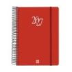 Finocam Espiral Basics My Agenda - Anual 2027 - 1 Dia por Pagina - Formato E10 - 155x212mm - Espiral - Tapa Dura de Carton Forra