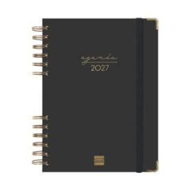 Finocam Espiral Trendy Alma Agenda - Anual 2027 - 1 Dia por Pagina - Formato E10 - 155x212mm - Espiral - Tapa Dura de Carton For