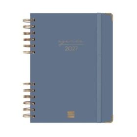 Finocam Espiral Trendy Alma Agenda - Anual 2027 - 1 Dia por Pagina - Formato E10 - 155x212mm - Espiral - Tapa Dura de Carton For