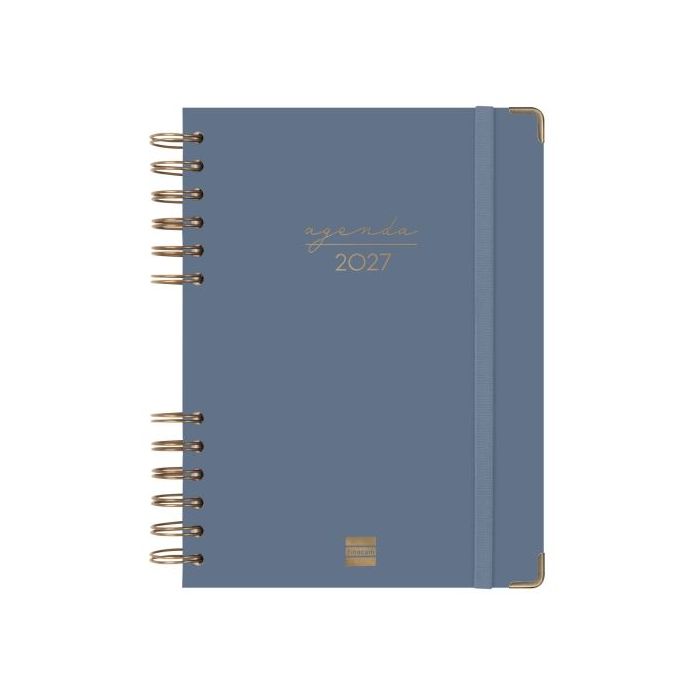 Finocam Espiral Trendy Alma Agenda - Anual 2027 - 1 Dia por Pagina - Formato E10 - 155x212mm - Espiral - Tapa Dura de Carton For
