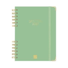 Finocam Espiral Trendy Alma Agenda - Anual 2027 - 1 Dia por Pagina - Formato E10 - 155x212mm - Espiral - Tapa Dura de Carton For
