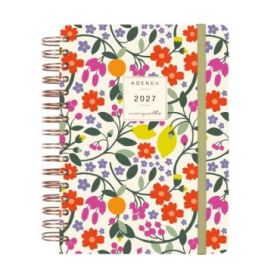 Finocam Moniquilla Agenda - Anual 2027 - 1 Dia por Pagina - Formato E10 - 155x212mm - Espiral Doble - Tapa Dura de Carton Forrad