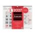 Finocam Neutro Calendario de Pared en Catalan - Anual 2027 - Mes Vista - Formato XL - 540x420mm - Espiral Doble - Papel de 135g/