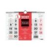 Finocam Neutro Calendario de Pared - Anual 2027 - Mes Vista - Formato S - 210x150mm - Espiral Doble - Papel de 120g/m2 - Numeros