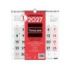 Finocam Neutro Calendario de Pared - Anual 2027 - Mes Vista - 300x300mm - Espiral Doble - Papel de 120g/m2 - Numeros Grandes - C