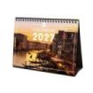 Finocam Venecia Calendario de Sobremesa Internacional - 16 Meses 26/27 - Mes Vista - Formato S - 210x150mm - Espiral Doble - Pap