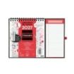 Finocam Neutro Calendario con Iman - Anual 2027 - Mes Vista - Formato XS - 140x150mm - Base 220x160mm - Espiral Doble - Papel de