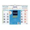 Finocam Color Calendario de Pared - Anual 2027 - Mes Vista - Formato L - 430x310mm - Espiral Doble - Papel de 120g/m2 - Color Az