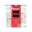 Finocam Neutro Calendario de Pared en Catalan - Anual 2027 - Mes Vista - 300x300mm - Espiral Doble - Papel de 120g/m2 - Espacio