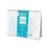 Finocam Trendy Chic Calendario de Sobremesa - Anual 2027 - Mes Vista - Formato S - 210x150mm - Espiral Doble - Papel de 120g/m2