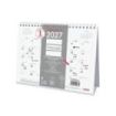 Finocam Trendy Chic Calendario de Sobremesa - Anual 2027 - Mes Vista - Formato S - 210x150mm - Espiral Doble - Papel de 120g/m2