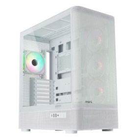 Abysm Danube Sava H500 II Torre ATX - Lateral de Cristal Templado - 3.5  y 2.5  - USB-A, USB-C y Audio - 4 Ventiladores ARGB Ins