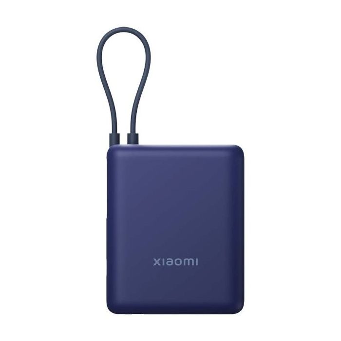 Xiaomi Ice Blue GL Powerbank 10000 mAh - 33W - Cable Integrado - Carga Rapida - Multiples Capas de Seguridad - Color Azul