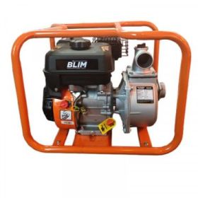 Blim Motobomba a Gasolina - Potencia 7HP - Cilindrada 212cc - Caudal 25.000L/h - Salida 50mm - Elevacion 35m - Autoaspirante - A