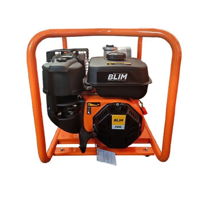 Blim Motobomba a Gasolina - Potencia 7HP - Cilindrada 212cc - Caudal 35.000L/h - Salida 80mm - Elevacion 30m - Autoaspirante - A