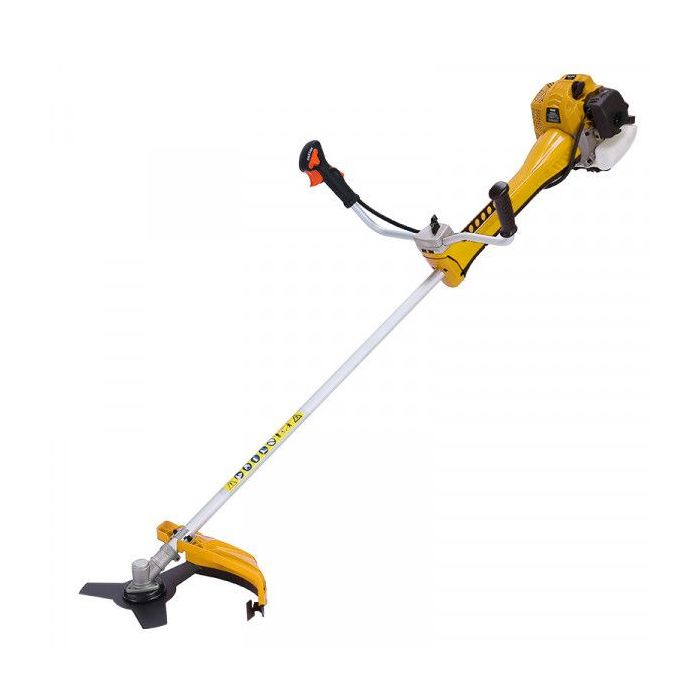 Blim Desbrozadora a Gasolina - Cilindrada 65cc - Potencia 2.3kW - 2 Tiempos - Eje 28mm - Cuchilla 3T - Cabezal de Hilo de Nylon